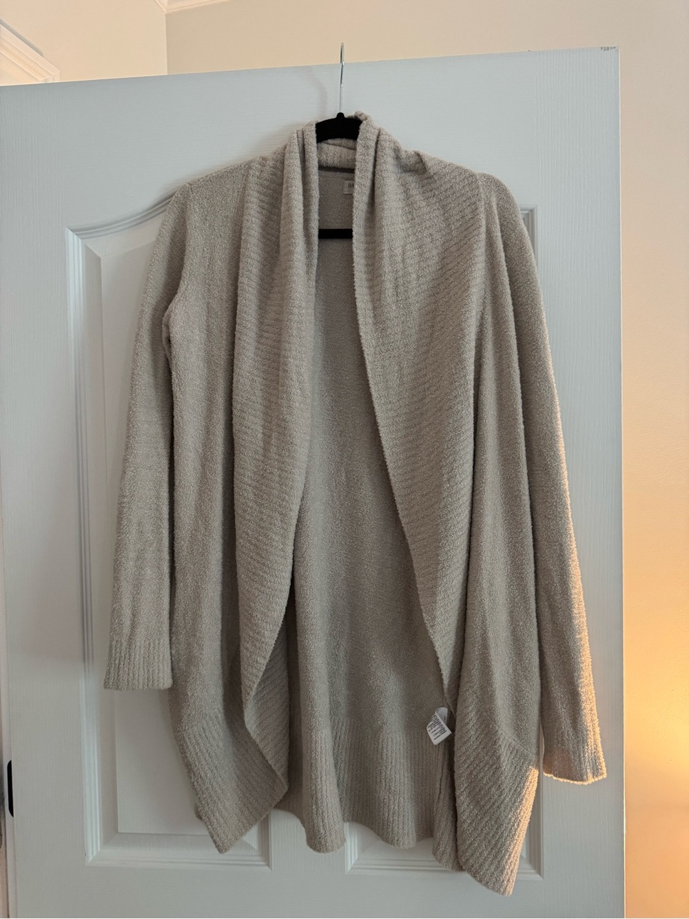 Barefoot Dreams Open-Front Cardigan - Light Taupe